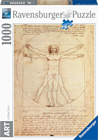 Leonardo Da Vinci - Uomo Vitruviano: The Vitruvian Man Puzzle (1000 Pieces)