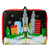 Elf - Buddy in Manhattan 4” Faux Leather Zip-Around Wallet