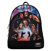 Star Wars - Prequel Trilogy Triple Pocket 14” Faux Leather Mini Backpack