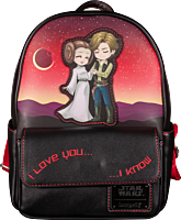 Star Wars - Princess Leia & Han Solo 10” Faux Leather Mini Backpack