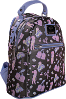 Loungefly x Valfre -  Lucy Art Debossed Print 10” Faux Leather Mini Backpack