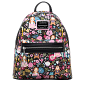 Beauty and the Beast (1991) - Floral 10” Faux Leather Mini Backpack