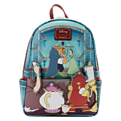 Beauty and the Beast (1991) - Library Scene 11” Faux Leather Mini Backpack 
