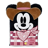 Disney - Western Mickey Mouse Plush 8" Journal