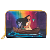 Pocahontas - Just Around The Riverbend 4” Faux Leather Zip-Around Wallet