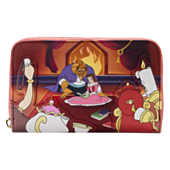 Beauty and the Beast (1991) - Fireplace Scene 4” Faux Leather Zip-Around Wallet