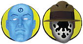 Watchmen - Scultped Resin Magnets (Set of 2)