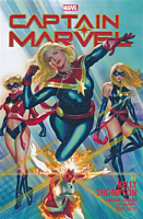 Captain Marvel - Captain Marvel by Kelly Thompson Omnibus Volume 01 Hardcover Book (DM Variant Cover)