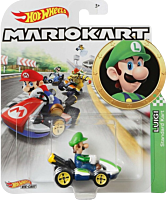 Mariokart - Luigi (Standard Kart) Hot Wheels 1/64th Scale Die-Cast Vehicle