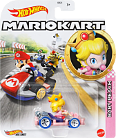Mario Kart - Baby Peach (Pipe Frame) Hot Wheels 1/64th Scale Die-Cast Vehicle Replica