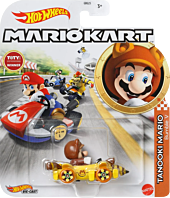 Mario Kart - Tanooki Mario (Bumble V) Hot Wheels 1/64th Scale Die-Cast Vehicle Replica
