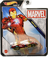 Marvel - Iron Man Hot Wheels Character Cars 1/64th Scale Die-Cast Vehicle