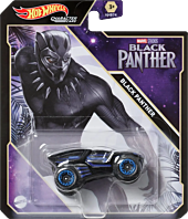 Black Panther (2018) - Black Panther Hot Wheels Character Cars 1/64th Scale Die-Cast Vehicle