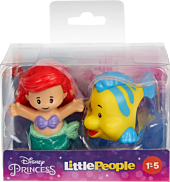 The Little Mermaid (1989) - Ariel & Flounder Disney Princess Fisher-Price Little People 2-Pack
