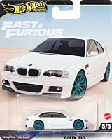 Furious 7 - BMW M3 Hot Wheels Premium Real Riders 1/64th Scale Die-Cast Vehicle Replica