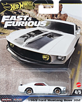 Fast & Furious 6 - 1969 Ford Mustang Boss 302 Hot Wheels Premium Real Riders 1/64th Scale Die-Cast Vehicle Replica