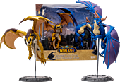 World of Warcraft - Bronze Proto-Drake & Blue Highland Drake 1/12 Scale Posed Figure 2-Pack