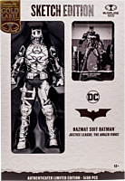 Justice League: The Amazo Virus - Hazmat Suit Batman Sketch Edition DC Multiverse Gold Label 7" Scale Action Figure