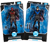 Gotham Knights - Red Hood & Nightwing DC Multiverse 7” Scale Action Figure Assortment (Set of 2)