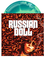 Russian Doll (2019) - Seasons 1 & 2 Music from the Netflix Original Series by Joe Wong LP Vinyl Record (Green & Blue Psychedelic Swirl Coloured Vinyl)