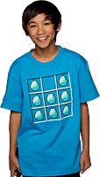Minecraft - Diamond Crafting Turquoise Kids or Youth T-Shirt
