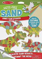 Melissa and Doug | Mess Free Dinosaur Sand Foam Stickers | Popcultcha | Cultcha Kids