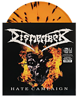 Dismember - Hate Campaign LP Vinyl Record (Transparent Orange with Black Splatter Coloured Vinyl)