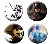 Watchmen - The End Is Nigh Pin Set (Set of 4)