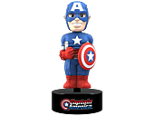Captain America - 6" Solar Powered Body Knocker