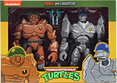 Teenage Mutant Ninja Turtles (1987) - Traag & Granitor Cartoon Collection 7” Scale Action Figure 2-Pack