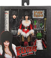Elvira - Scary Christmas Elvira Clothed 8" Action Figure