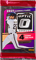 MLB Baseball - 2021 Donruss Optic Baseball Cards Hobby Pack (4 Cards)