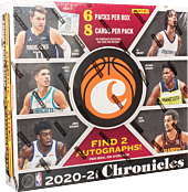 NBA Basketball - 2020/21 Panini Chronicles Trading Cards Hobby Box (6 Packs)