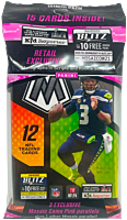 NFL Football - 2021 Panini Mosaic Trading Cards Retail Fat Pack (15 Cards)