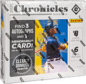 MLB Baseball - 2021 Mosaic Chronicles Trading Cards Hobby Display (6 Packs)