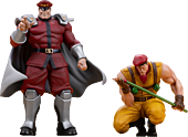 Street Fighter - M. Bison & Rolento 1/10th Scale Statue Set of 2