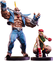 Street Fighter - Cammy & Birdie 1/10th Scale Statue (Set of 2)