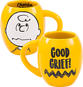 Peanuts - Charlie Brown Good Grief Oval Ceramic Mug