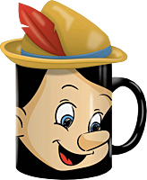Pinocchio - Pinocchio Shaped Mug with Lid