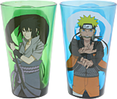 Naruto Shippuden - Sasuke & Naruto Pint Glasses (Set of 2) | Popcultcha