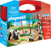 Playmobil: City Life - Panda Caretaker Carry Case Set (70357)
