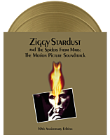 David Bowie - Ziggy Stardust and the Spiders from Mars: The Motion Picture Soundtrack 50th Anniversary 2xLP Vinyl Record (Gold Coloured Vinyl)