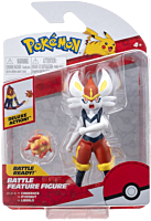 Pokemon - Cinderace Battle Feature 4.5" Action Figure