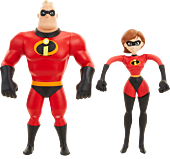 Incredibles 2 - Mr Incredible and Elastigirl Power Couple 12” Action Figure 2-Pack | Popcultcha
