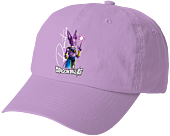 Dragon Ball Super - DBS x Primitive Beerus Orb Lavender Adjustable Strapback Hat (One Size)