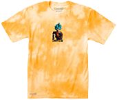 Dragon Ball Super - DBS x Primitive Shadow Goku Washed Orange T-Shirt