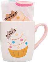 Pusheen - Gold Cupcake Sock in a Mug Set