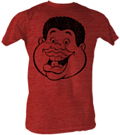 Fat Albert - Fat Albert's Head Red Heather Male T-Shirt