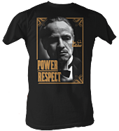 Godfather - Power Respect Black Male T-shirt 1