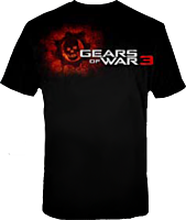Gears Of War 3 - Capillary Omen Black Male T-Shirt 1